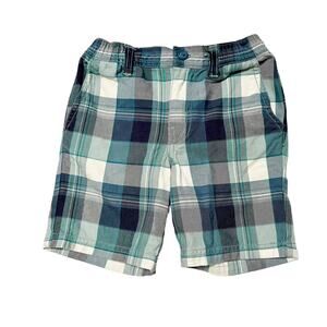 Tea Collection Plaid Travel Shorts Size 5